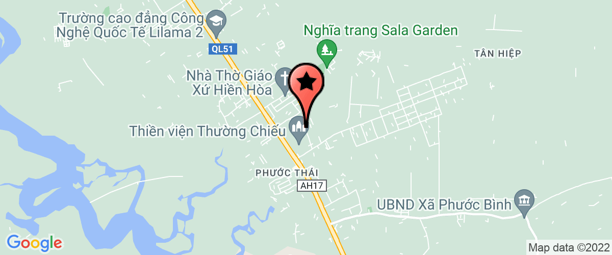 Bản đồ đến địa chỉ Chi Nhánh 5-Công Ty Trách Nhiệm Hữu Hạn Xây Dựng Thương Mại Dịch Vụ Hiệp Thanh Bình