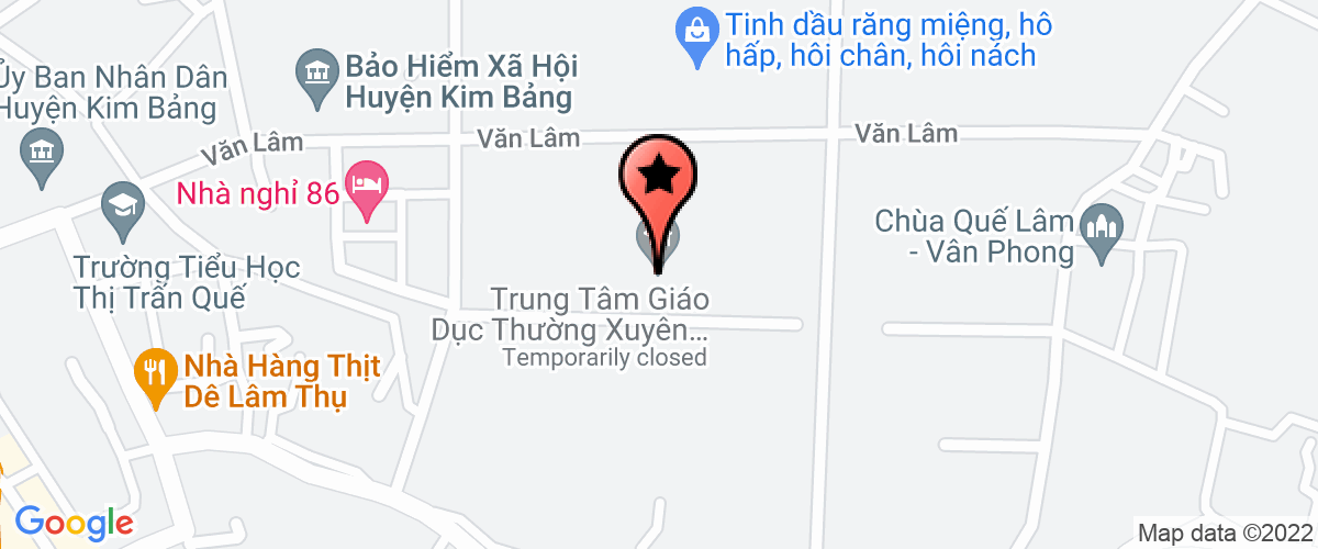 Bản đồ đến địa chỉ Công Ty TNHH Vân Tải Huế Võ