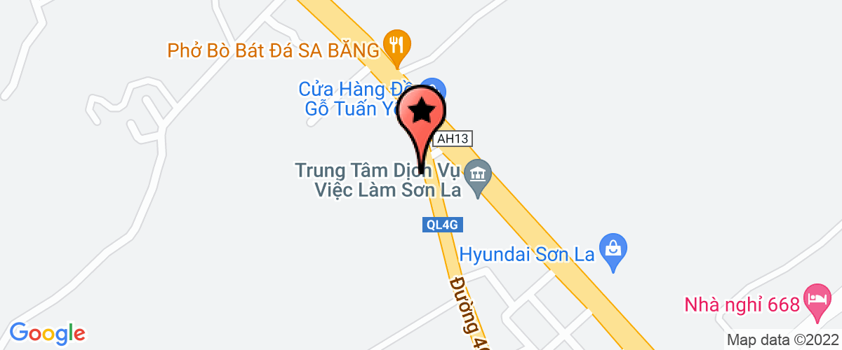 Bản đồ đến địa chỉ Công Ty TNHH Thương Mại Và Dịch Vụ Vận Tải Ngọc Linh Sơn La