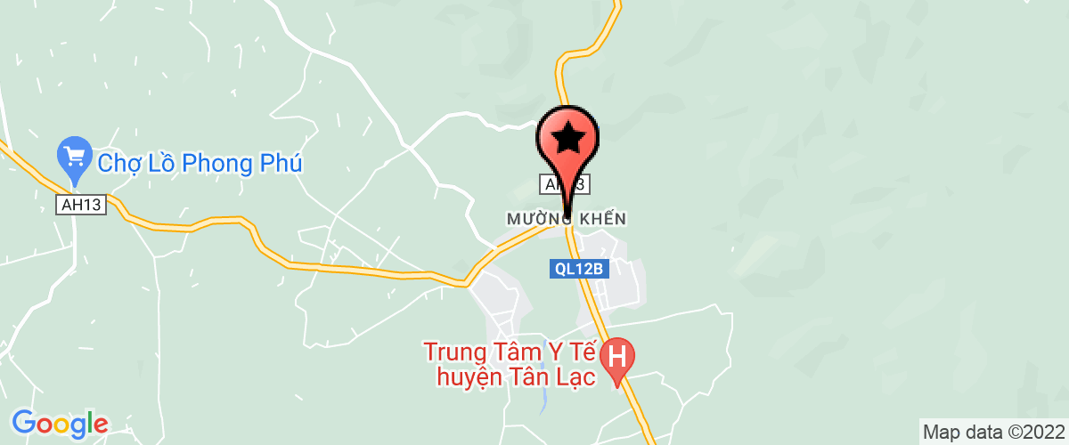 Bản đồ đến địa chỉ Phòng Thông Kê huyện Tân Lạc