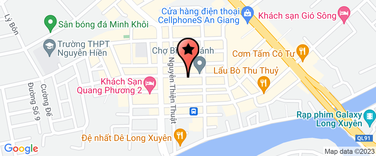 Bản đồ đến địa chỉ Văn Phòng Đại Diện Công Ty TNHH Dược Phẩm Khương Duy Tại Long Xuyên
