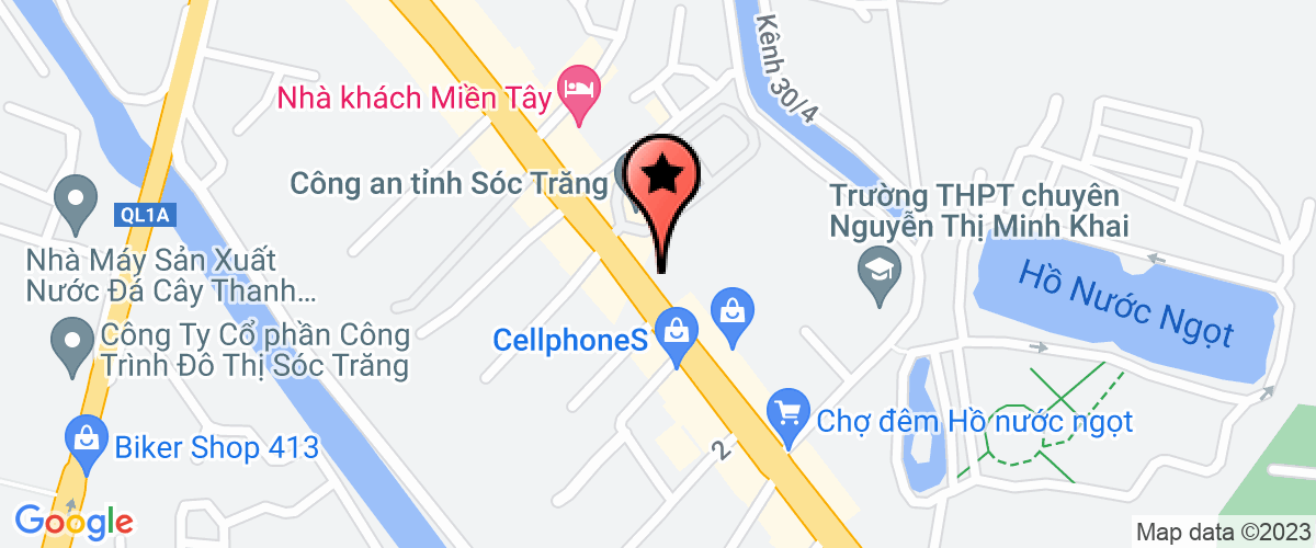 Bản đồ đến địa chỉ Công Ty Trách Nhiệm Hữu Hạn Một Thành Viên Lâm Nghiệp Sóc Trăng