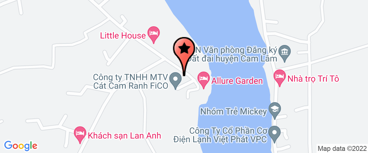Bản đồ đến địa chỉ Công Ty TNHH Một Thành Viên - Cát Cam Ranh Fico