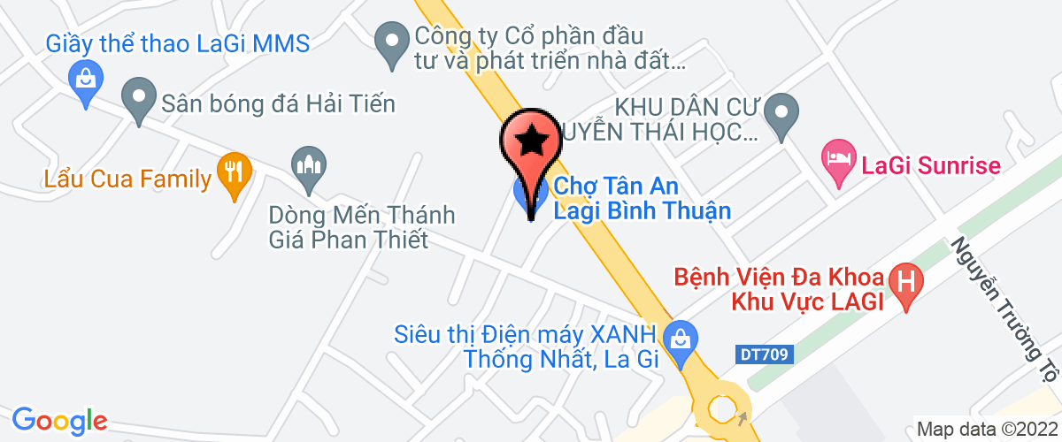 Bản đồ đến địa chỉ Doanh Nghiệp Tư Nhân Tiệm Vàng Nữ - Kim Yến