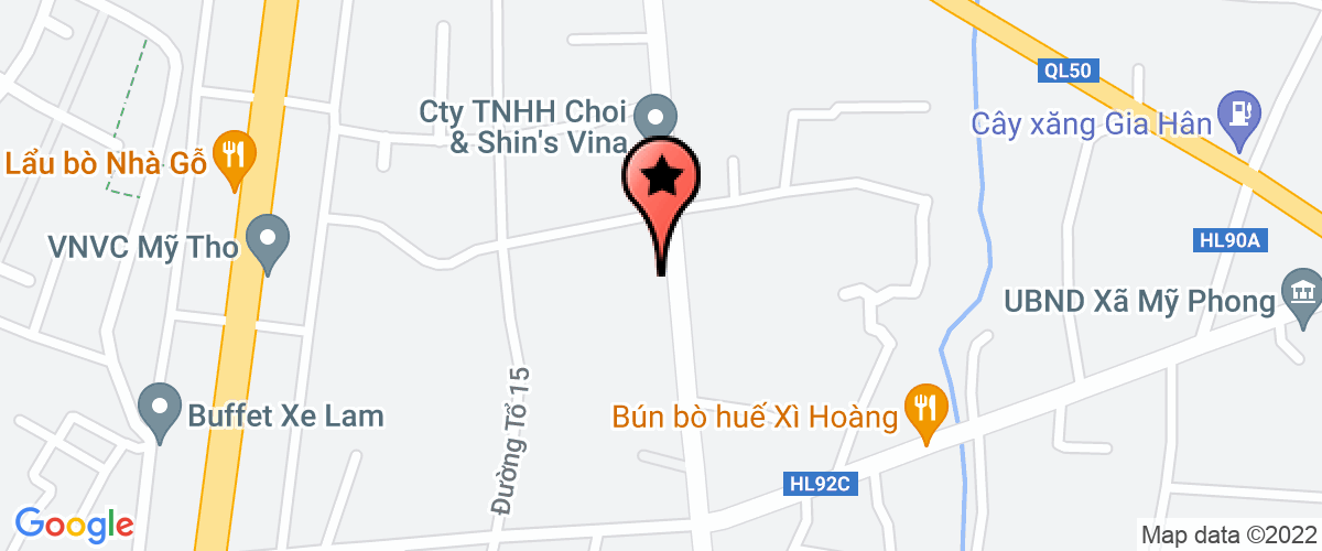 Bản đồ đến địa chỉ Công Ty TNHH Xây Dựng Minh Thành Tiền Giang
