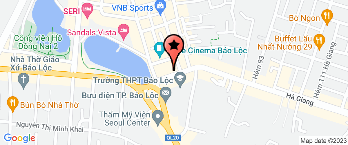 Bản đồ đến địa chỉ Chi Nhánh Công Ty Cổ Phần Truyền Hình Cáp Nth Tại Bảo Lộc