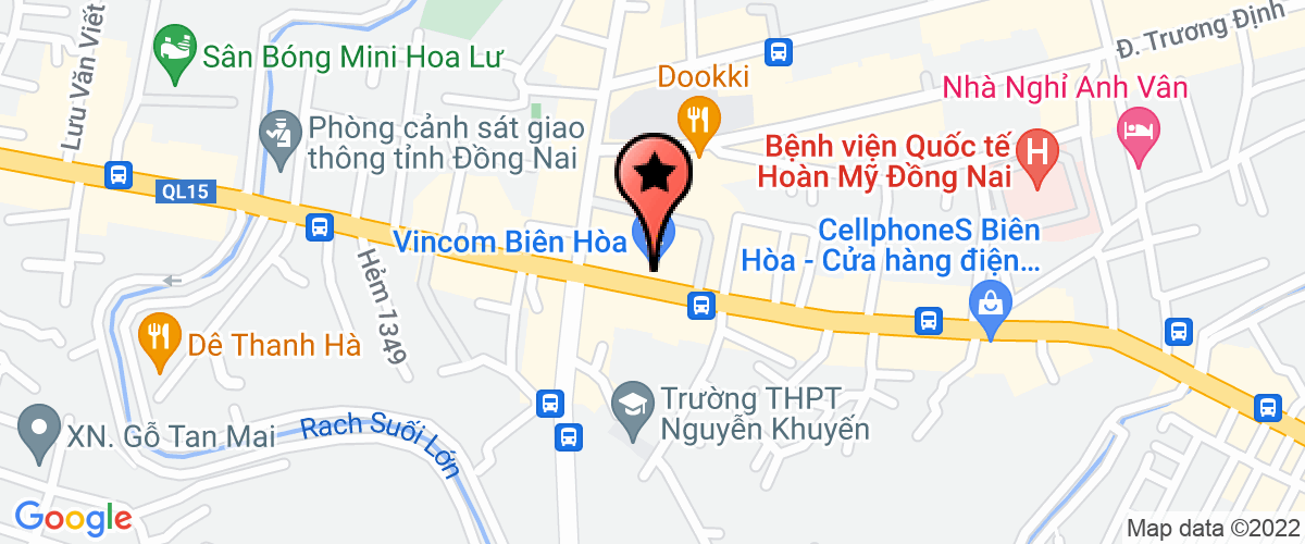 Bản đồ đến địa chỉ Chi Nhánh Công Ty TNHH Thời Trang Gior Tại Đồng Nai