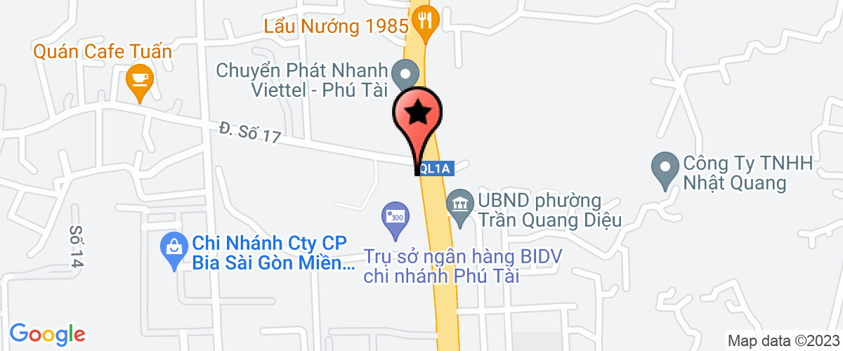 Bản đồ đến địa chỉ Công Ty Cổ Phần Medilog Chi Nhánh Bình Định