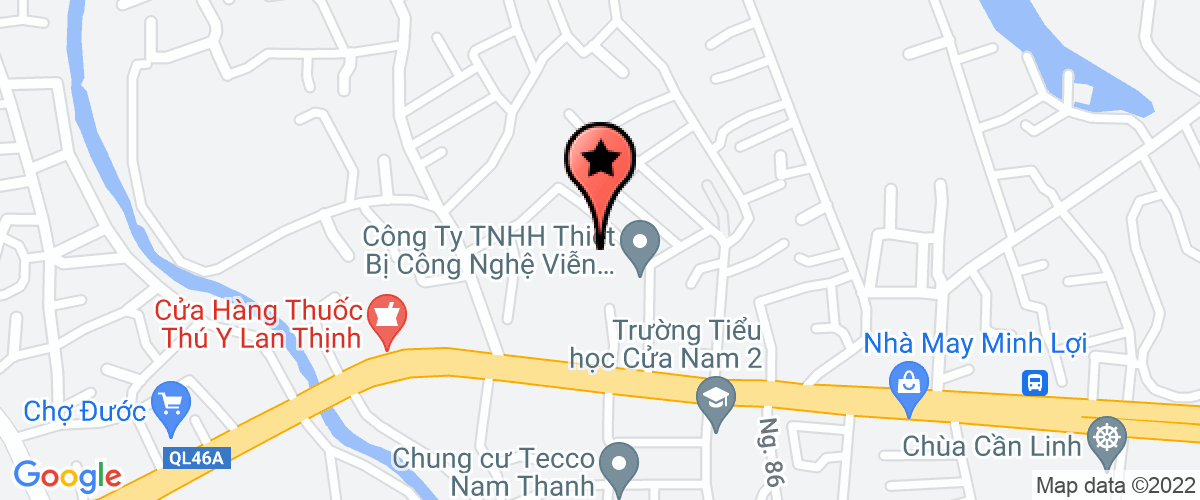 Bản đồ đến địa chỉ Công Ty TNHH Trang Trí Nội Thất Và Xuất Nhập Khẩu Vinh