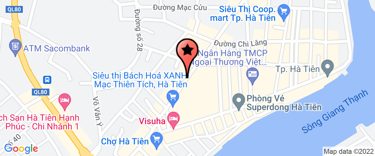 Bản đồ đến địa chỉ Công Ty Trách Nhiệm Hữu Hạn Một Thành Viên Tiệm Vàng Kim Cát Tường