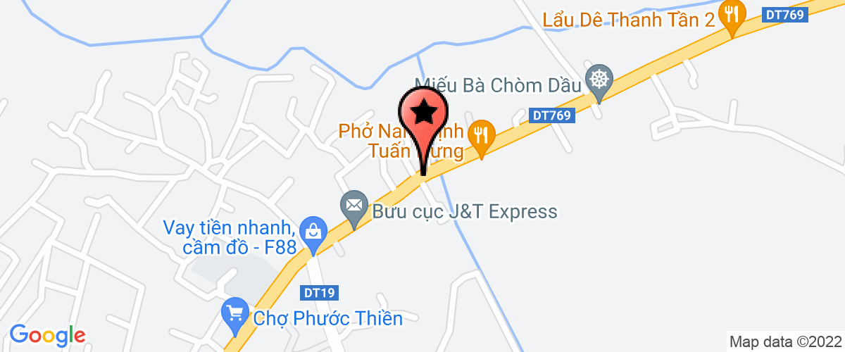 Bản đồ đến địa chỉ Công Ty TNHH Dịch Vụ Giải Trí Văn Thạnh