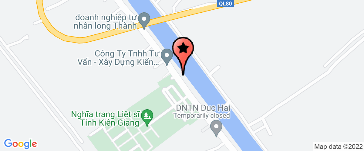 Bản đồ đến địa chỉ Công Ty Trách Nhiệm Hữu Hạn Phú Nhàn Kiên Giang