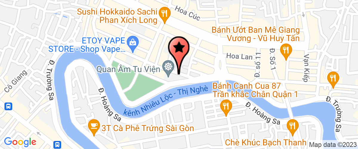 Bản đồ đến địa chỉ Văn Phòng Đại Diện Công Ty Trách Nhiệm Hữu Hạn Thương Mại Dịch Vụ Phước Anh