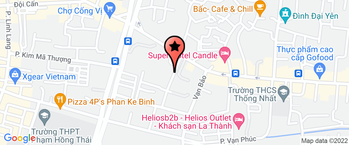 Bản đồ đến địa chỉ Công Ty TNHH Súc Sản Nam Hà Nội