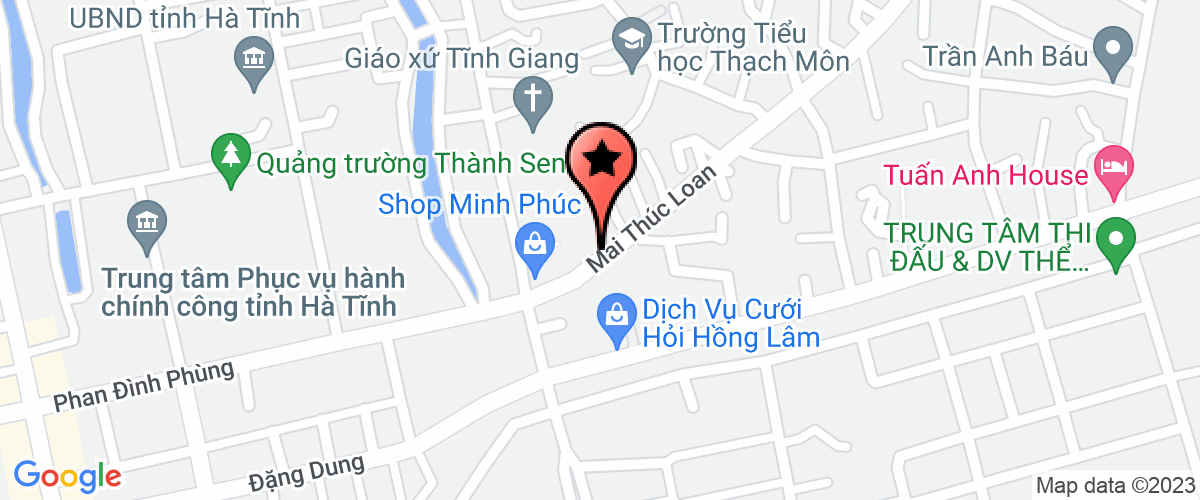 Bản đồ đến địa chỉ Chi Nhánh Tổng Công Ty Lâm Nghiệp Việt Nam - Công Ty Cổ Phần - Công Ty Lâm Nghiệp Hà Tĩnh