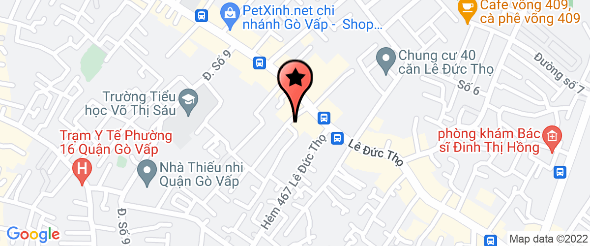 Bản đồ đến địa chỉ Công Ty TNHH Quốc Tế Hữu Quân