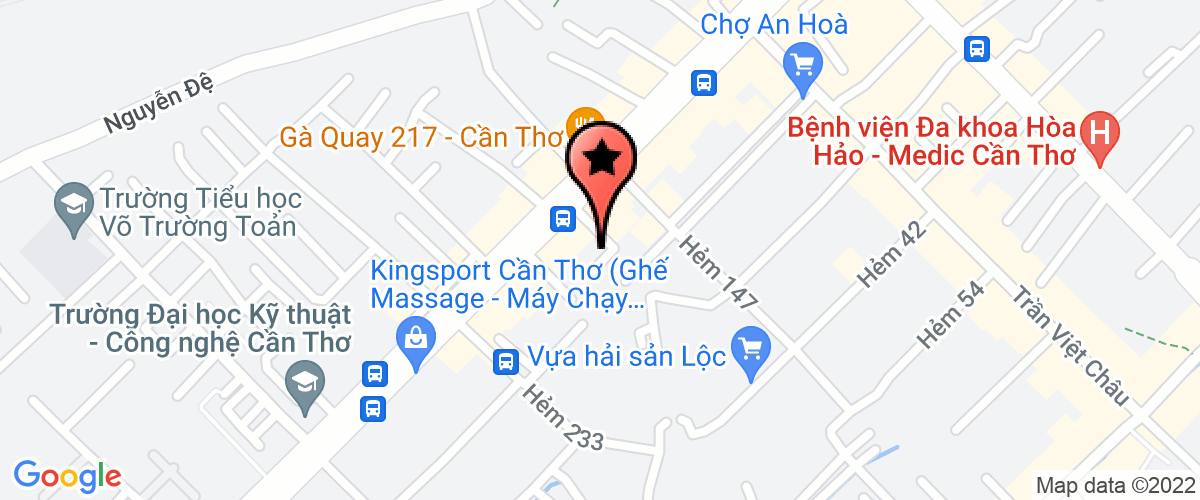 Bản đồ đến địa chỉ UBND phường An Hoà