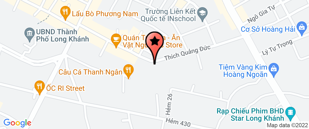 Bản đồ đến địa chỉ Công Ty TNHH Lan Anh Ngọc