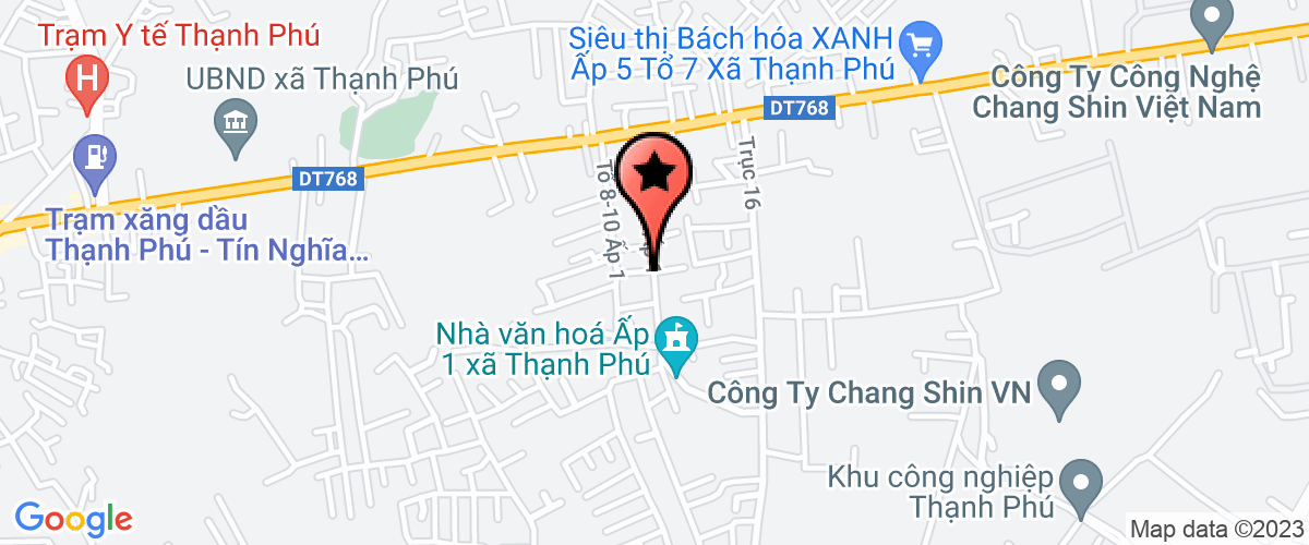 Bản đồ đến địa chỉ Công Ty TNHH Một Thành Viên Tài Hoa Thịnh