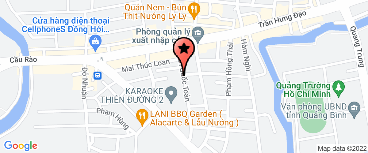 Bản đồ đến địa chỉ Công Ty TNHH An Phát Quảng Bình