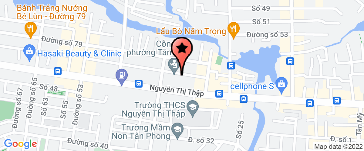 Bản đồ đến địa chỉ Công Ty TNHH Dịch Vụ Xuất Ăn Công Nghiệp Thực Phẩm Xanh