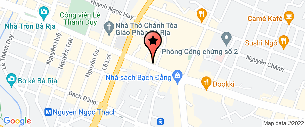 Bản đồ đến địa chỉ Công Ty TNHH Sen Vàng Bà Rịa