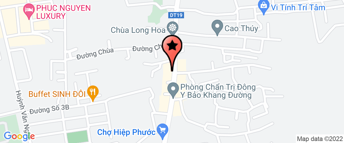 Bản đồ đến địa chỉ Công Ty TNHH Hang Nam Vina