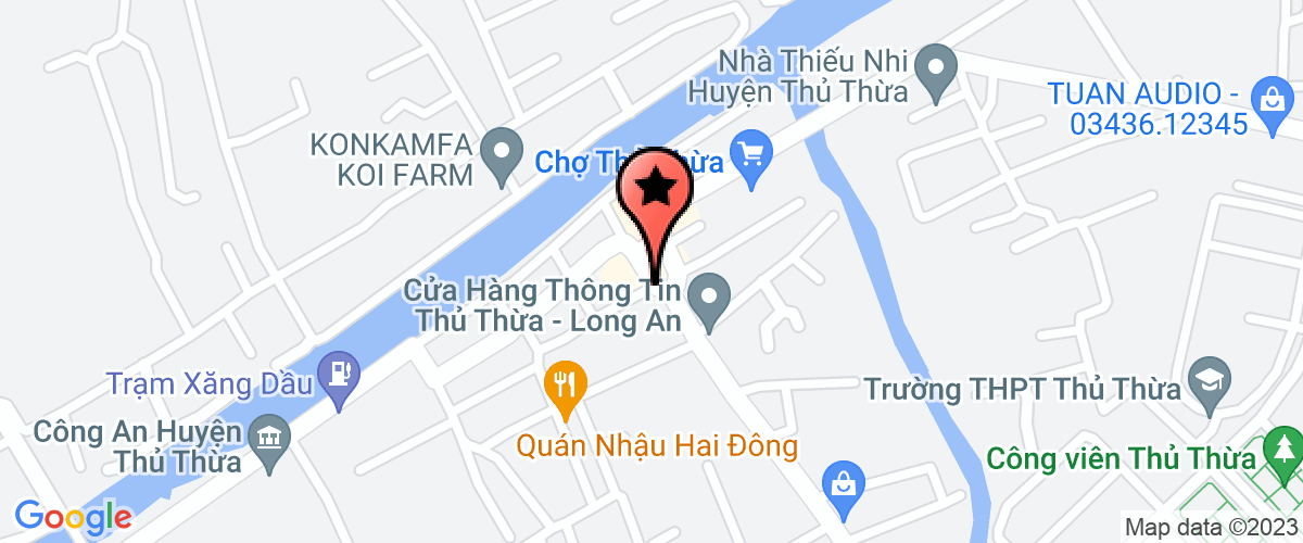 Bản đồ đến địa chỉ Huyện Hội Người Mù Huyện Thủ Thừa
