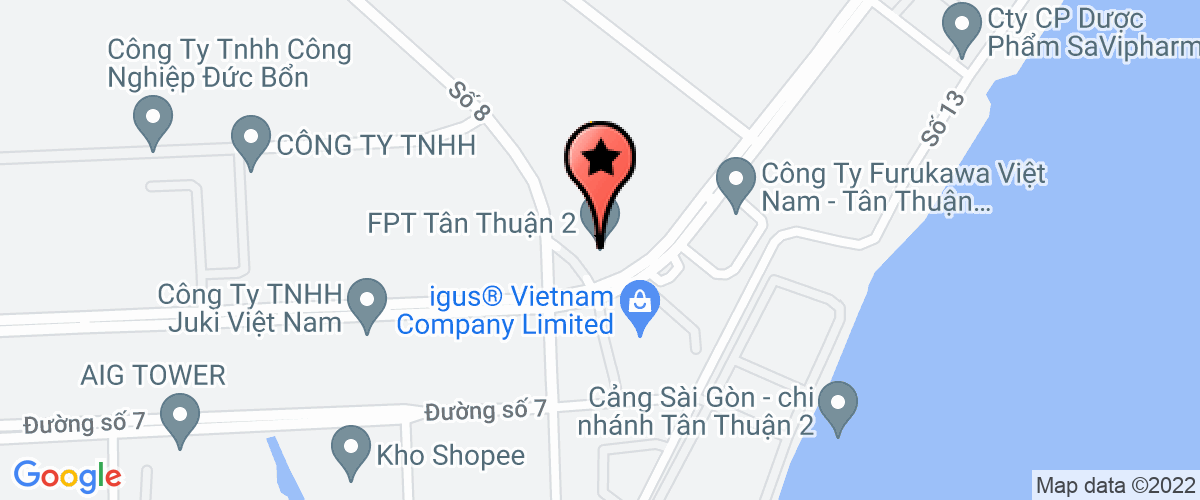 Bản đồ đến địa chỉ Công Ty TNHH Một Thành Viên Viễn Thông Fpt Tân Thuận