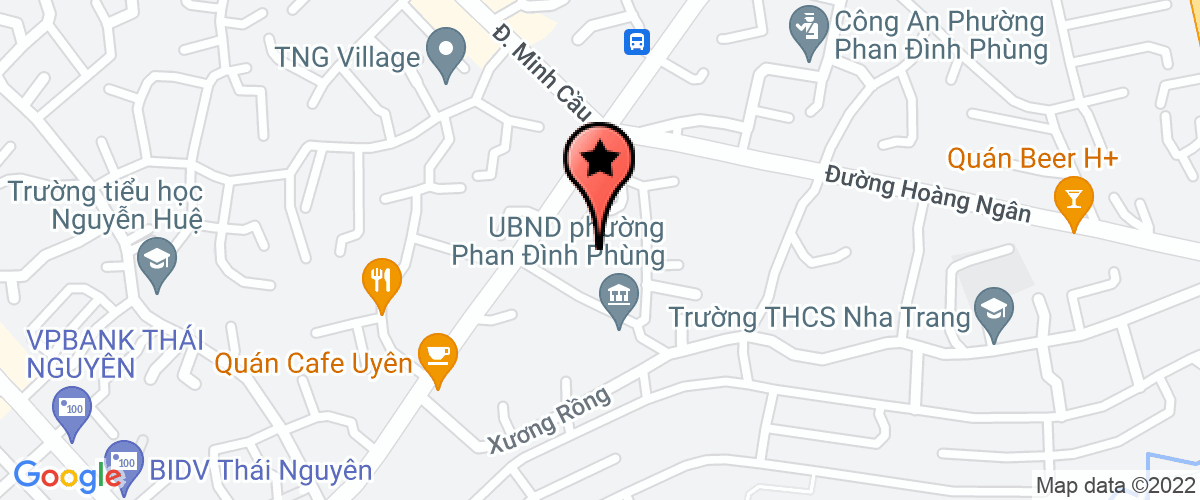 Bản đồ đến địa chỉ Công Ty TNHH Thương Mại Hồng Phượng Thái Nguyên