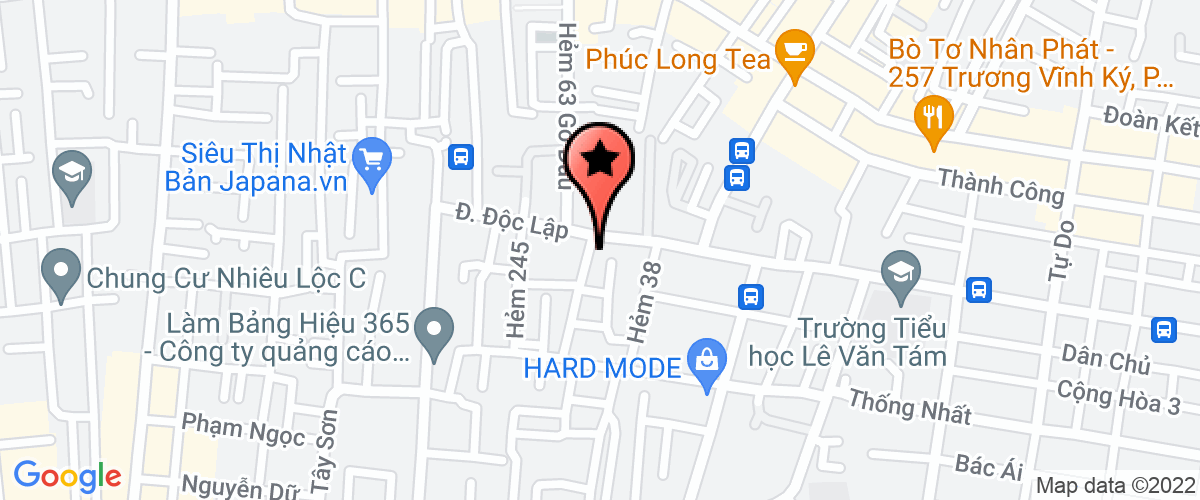Bản đồ đến địa chỉ Công Ty Cổ Phần Thương Mại Dịch Vụ Ẩm Thực An Tường - Lat66