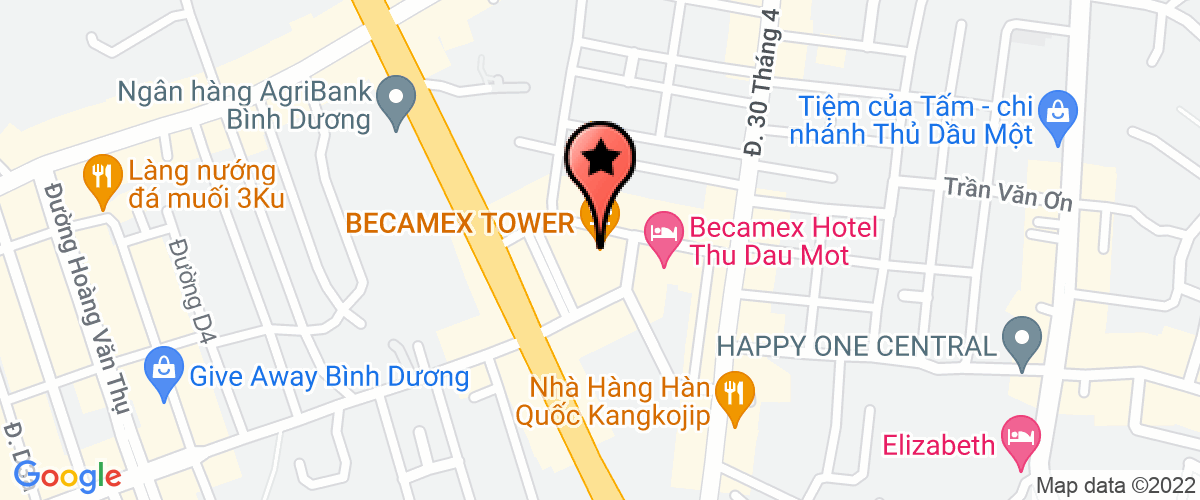 Bản đồ đến địa chỉ Chi Nhánh Công Ty TNHH Mỹ Phẩm Lg Vina Tại Bình Dương