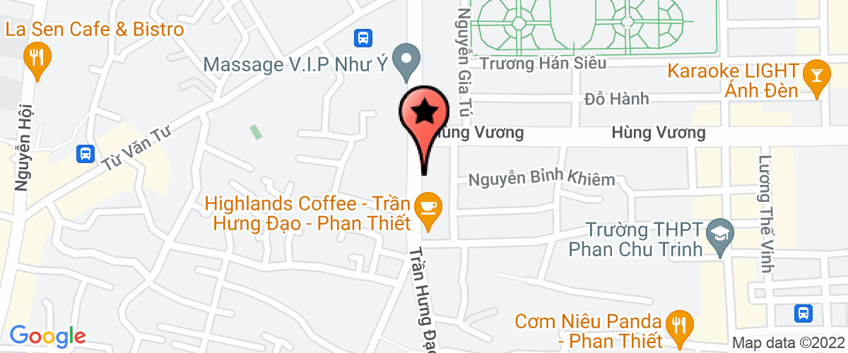 Bản đồ đến địa chỉ Chi Nhánh TCT XD Công Trình Giao Thông 5 Tại Bình Thuận