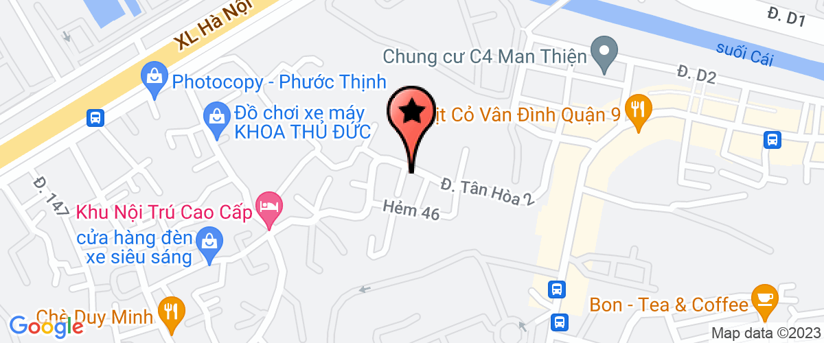 Bản đồ đến địa chỉ Công Ty TNHH Thương Mại Xây Dựng Trần Trung Tín