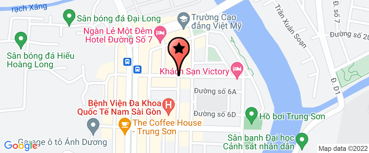 Bản đồ đến địa chỉ Công Ty Cổ Phần Đầu Tư Xây Dựng Thương Mại Xuất Nhập Khẩu Nam Trung