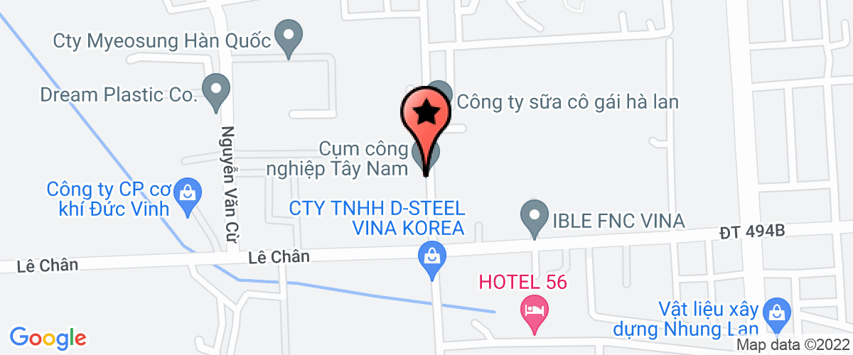 Bản đồ đến địa chỉ Công ty TNHH Hoàng Vân