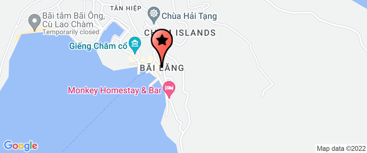 Bản đồ đến địa chỉ Công Ty TNHH Dvdl Sinh Thái Cù Lao Chàm