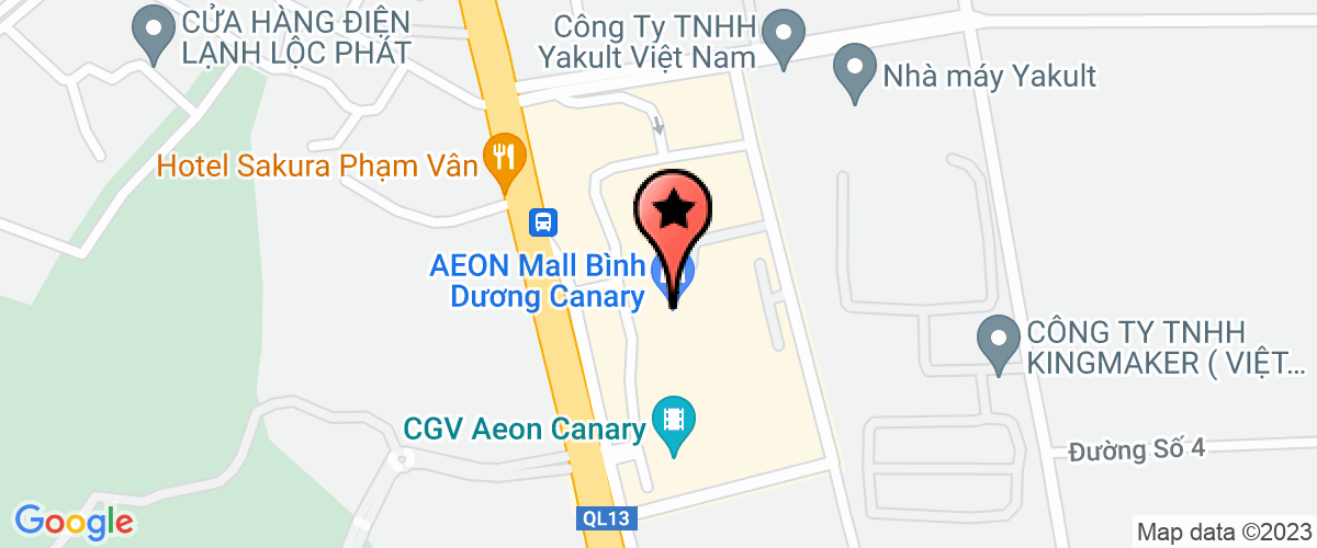 Bản đồ đến địa chỉ Chi Nhánh Công Ty TNHH Trần Hưng International Tại Bình Dương