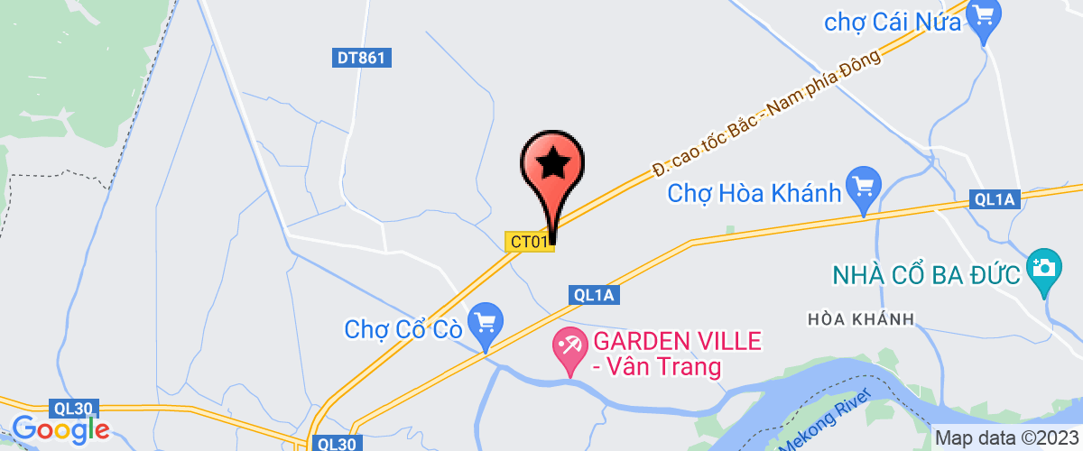 Bản đồ đến địa chỉ Công Ty Trách Nhiệm Hữu Hạn Một Thành Viên Vinh Hưng Cái Bè