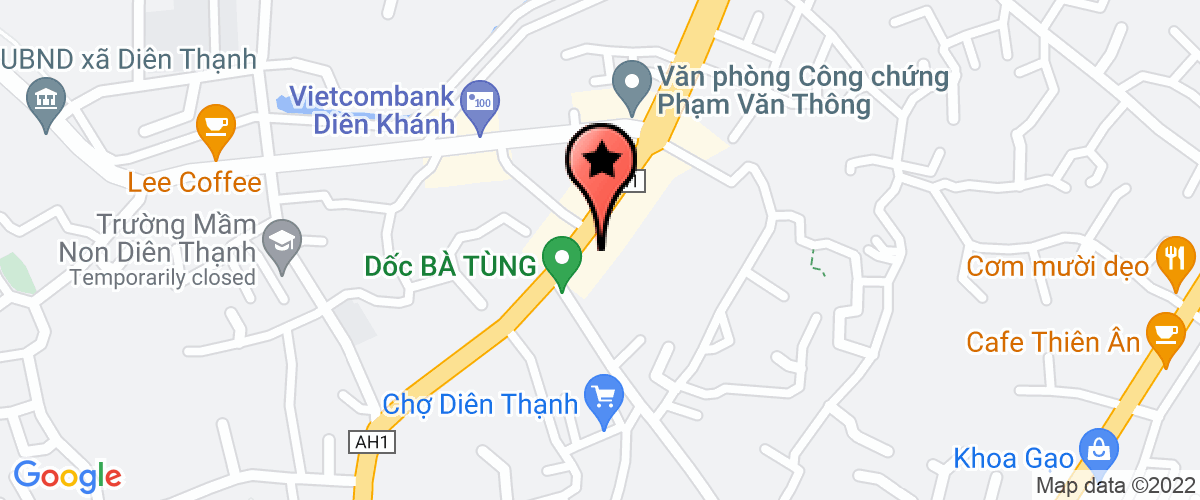 Bản đồ đến địa chỉ Công ty TNHH Hòa Khánh