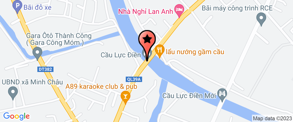 Bản đồ đến địa chỉ UBND xã Minh Châu