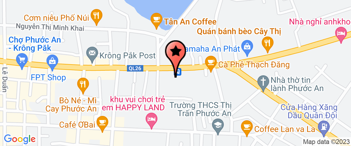 Bản đồ đến địa chỉ Công Ty Cổ Phần Truyền Hình Cáp Nth - Chi Nhánh Krông Pắk