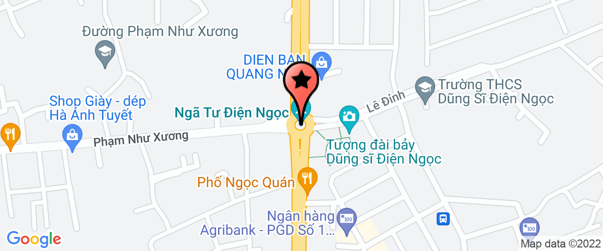Bản đồ đến địa chỉ Công Ty CP Đầu Tư Và Thương Mại Đô Thị Xanh Điện Nam - Điện Ngọc