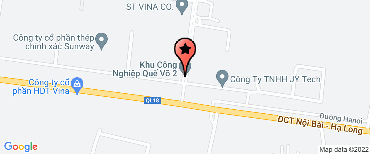 Bản đồ đến địa chỉ Công ty TNHH Hanam Electricity Vina