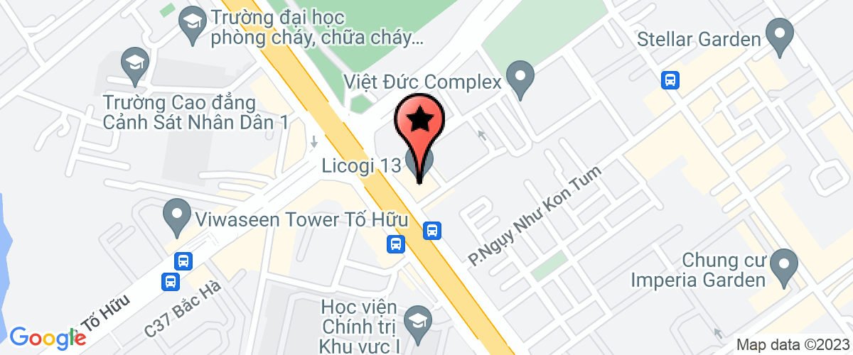 Bản đồ đến địa chỉ Văn Phòng Đại Diện Thanh Xuân - Công Ty Cổ Phần Thẩm Định Giá Khu Vực 1