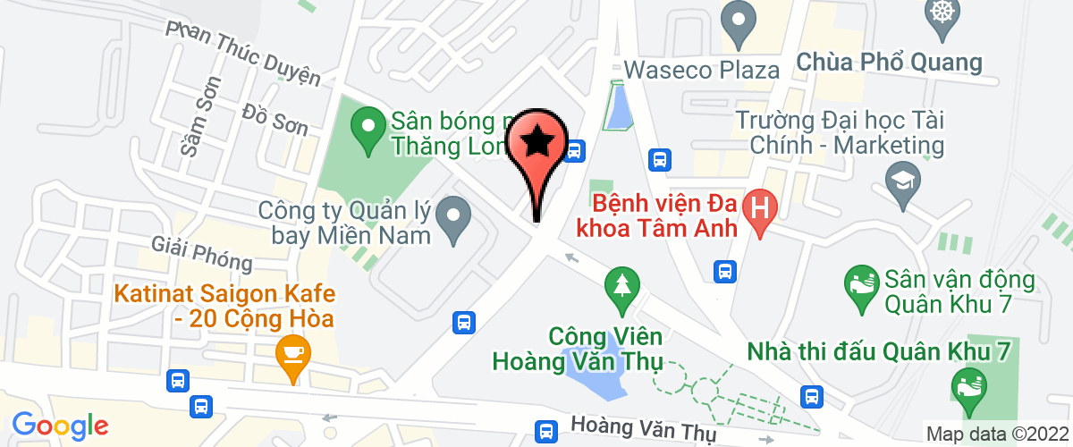 Bản đồ đến địa chỉ Công Ty TNHH Một Thành Viên Giang Anh Sài Gòn