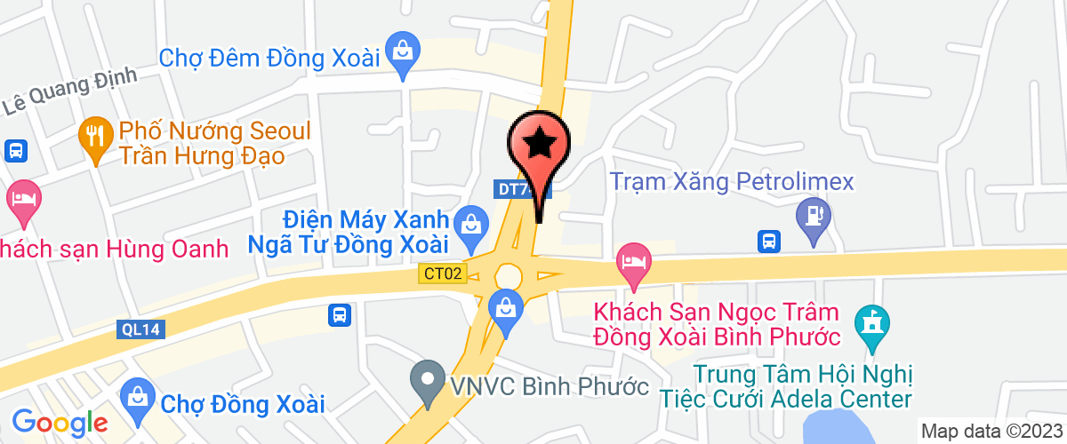 Bản đồ đến địa chỉ Công Ty Cổ Phần Con Cưng - Chi Nhánh Bình Phước