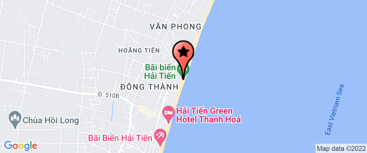 Bản đồ đến địa chỉ Công Ty TNHH Thương Mại Du Lịch Và Khách Sạn Indochina Hải Tiến