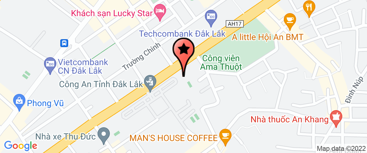 Bản đồ đến địa chỉ Trường Năng khiếu thể dục thể thao ĐắkLắk