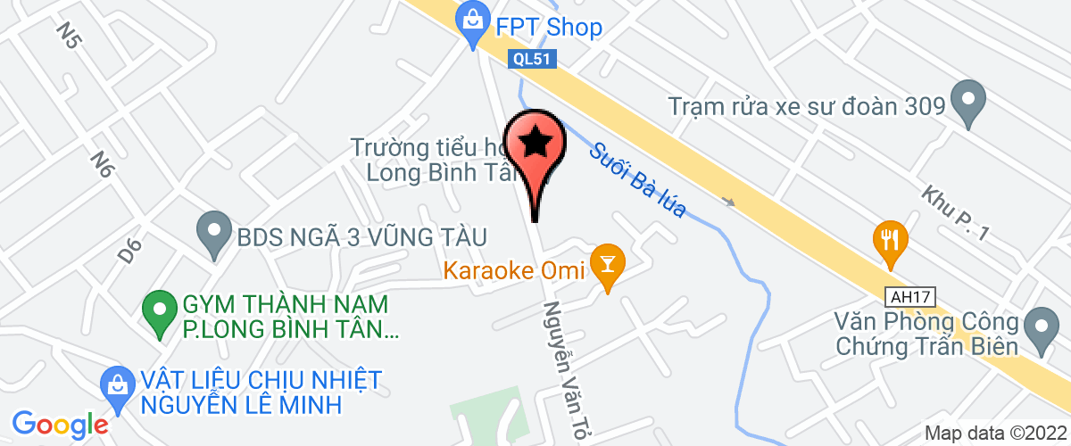 Bản đồ đến địa chỉ Công Ty TNHH Một Thành Viên Phú Hân Nguyễn